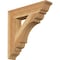 Ekena Millwork Olympic Traditional Rough Sawn Bracket, Western Red Cedar, 4"W x 20"D x 20"H BKT04X20X20OLY01RWR - alternate 1